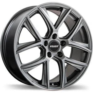 Fast Wheels – Tactic – Grey – 16″x6.5″ 40mm – All weather Wheels – F220Y-1665-65TN+40R641